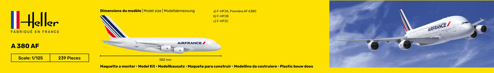 Heller A380 Air France 1/125 maquette avion civil