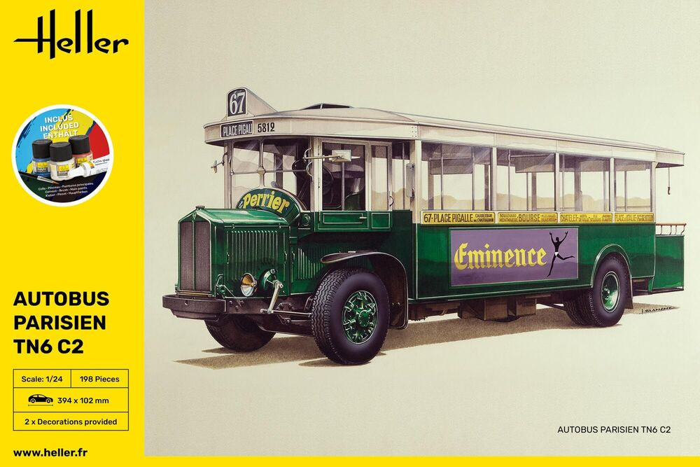 Heller Starter Kit Autobus TN6 C2 1/24 Maquette Bus