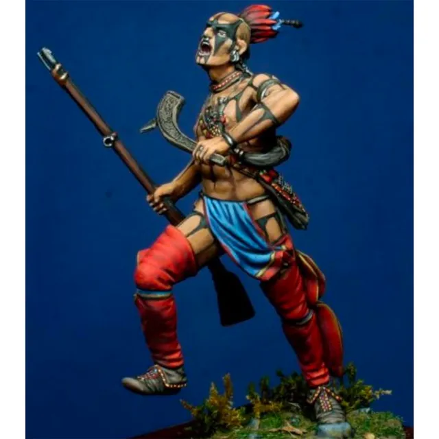 ART GIRONA Miniatures figurine Ojibwa Warrior 54 mm