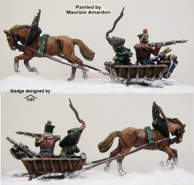 Perry Miniatures Napoleonic FN 177 Traîneau Marbot figurines métal