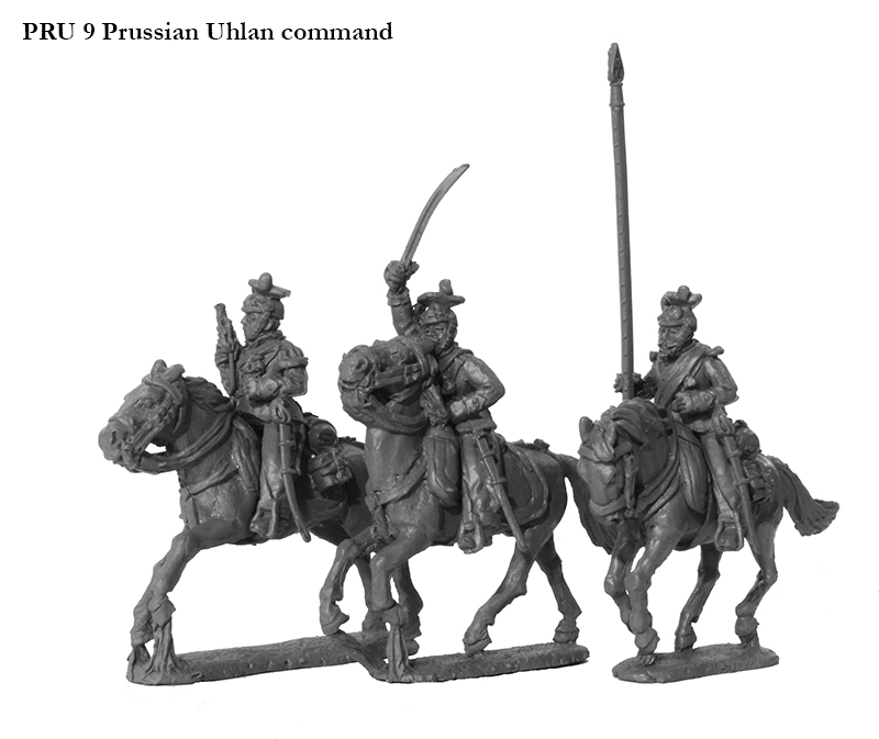 Perry Miniatures Franco-Prussian PRU 9 figurines commandement uhlans