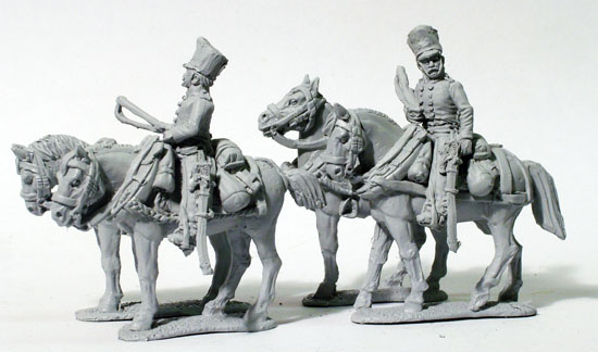 Perry Miniatures Napoleonic PN34 attelage 4 chevaux figurines métal