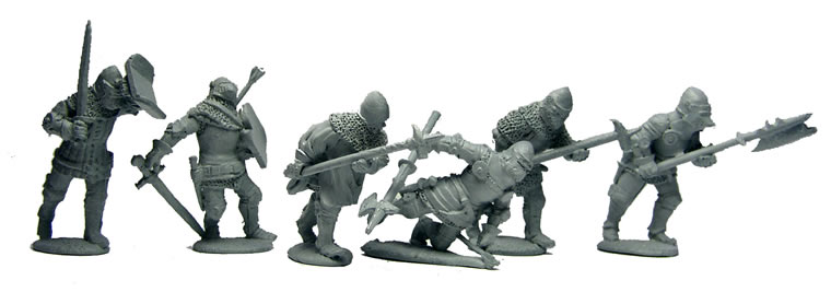 Perry Miniatures Agincourt AO6 figurines hommes d’armes à pied