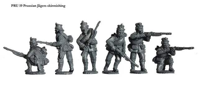 Perry Miniatures PRU19 figurines jagers prussiens tirailleurs