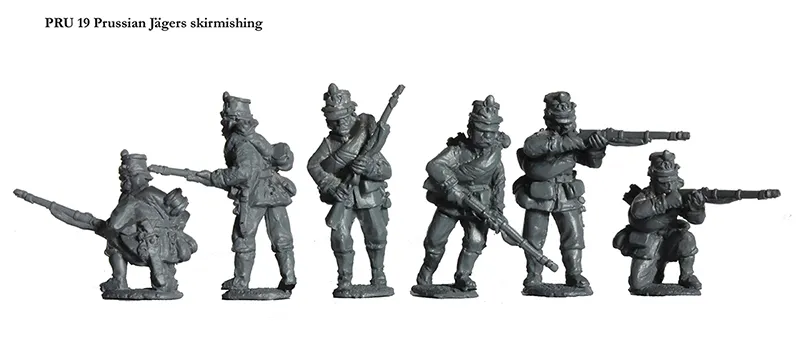 Perry Miniatures PRU19 figurines jagers prussiens tirailleurs