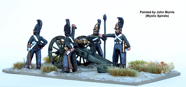 Perry Miniatures Napoleonic RN 72 figurines artillerie canon 6