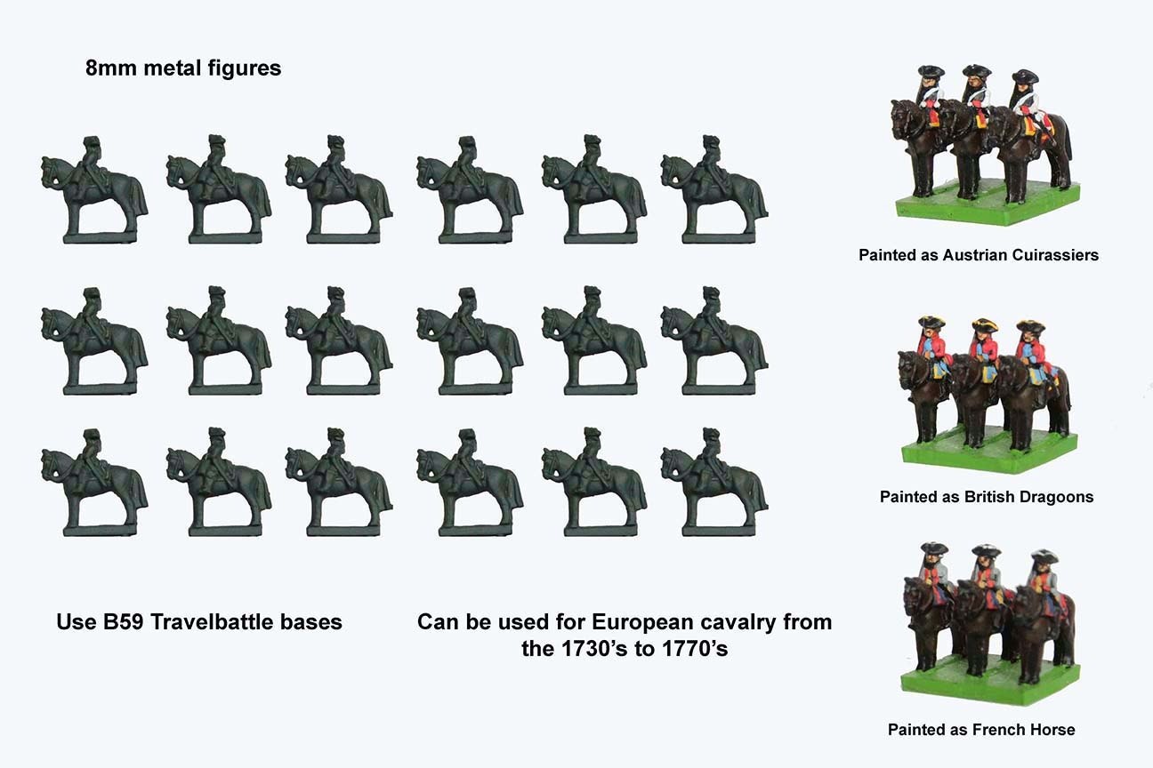 Perry Travelbattle TBL2 cavalerie figurine 18 pièces
