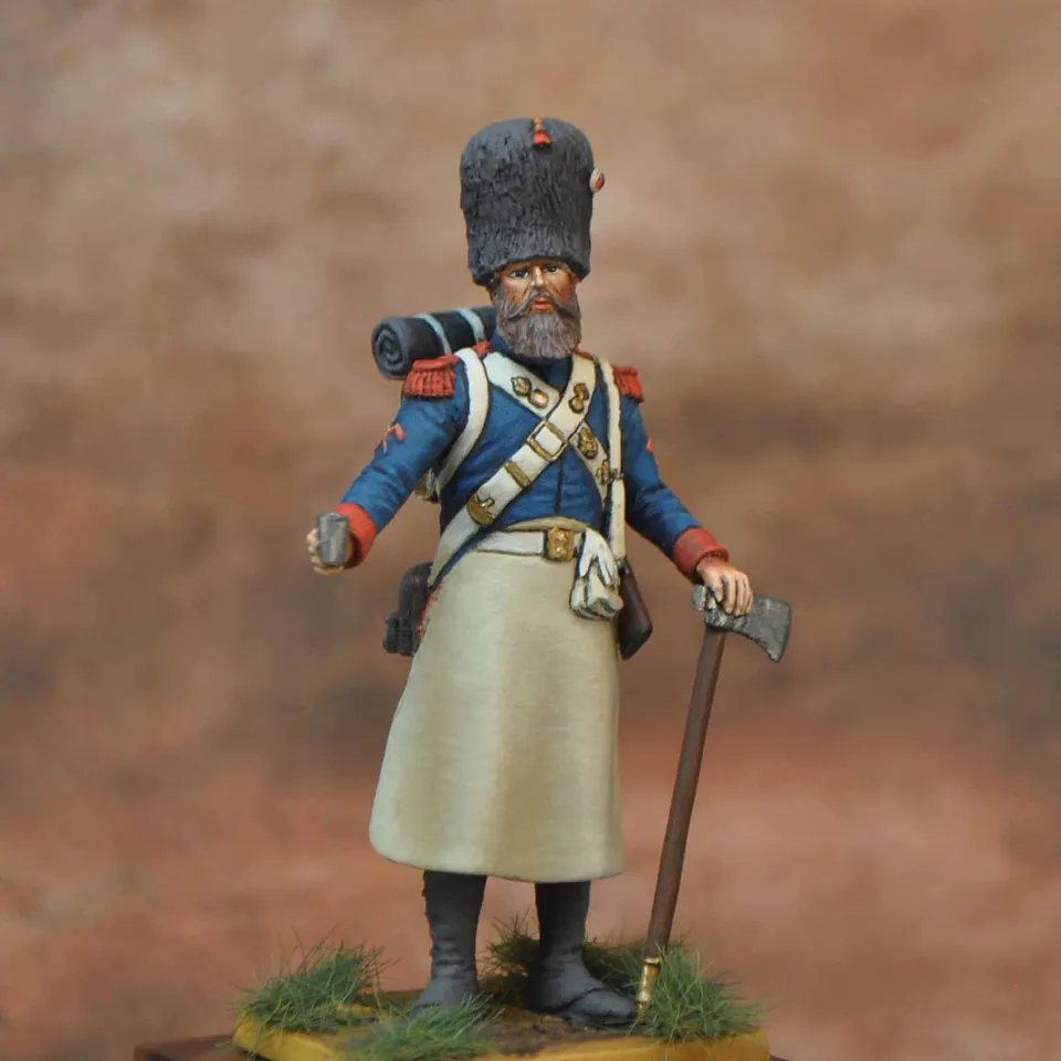 ART GIRONA General Serie Sapeur Français figurine 54mm napoléonien