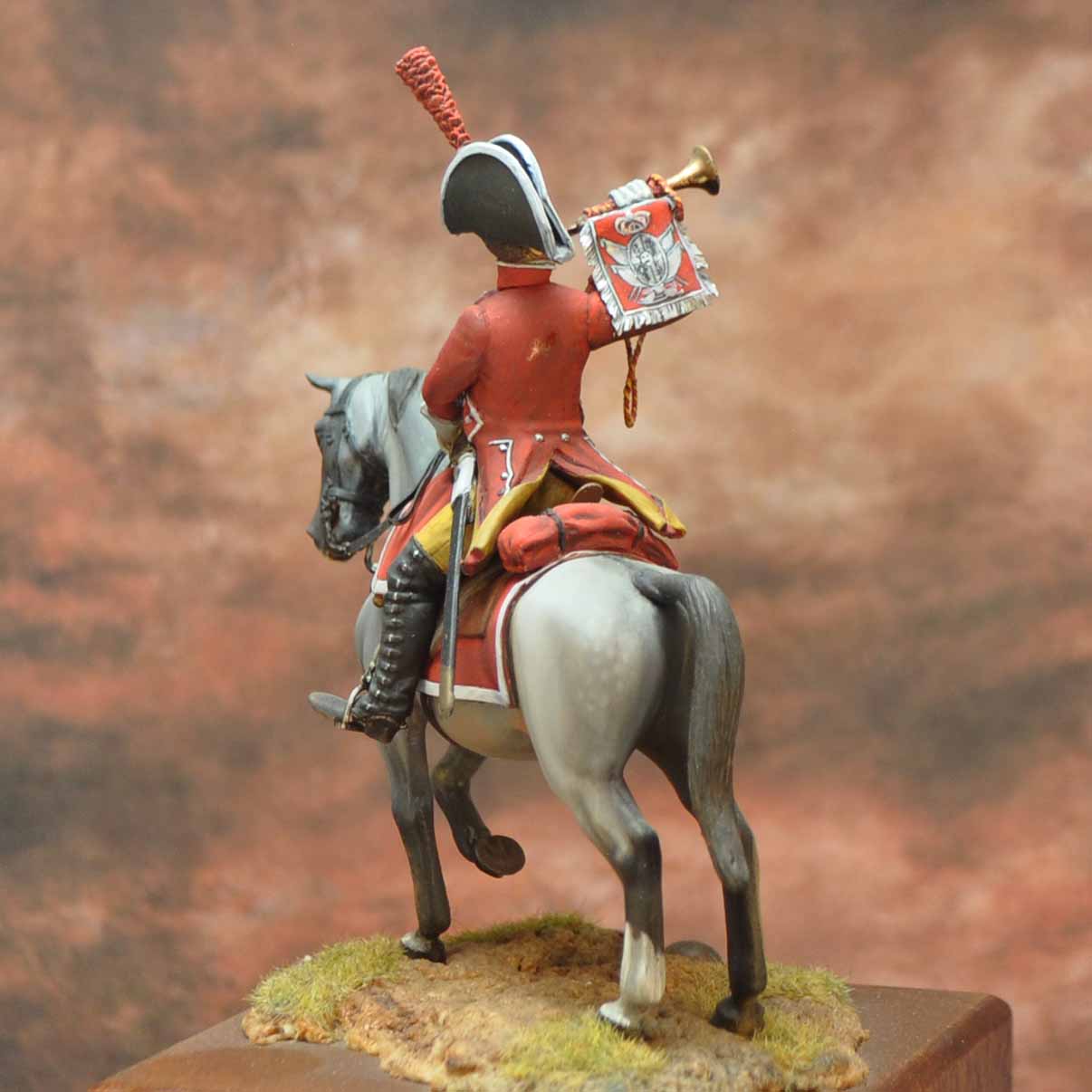Art Girona Napoleonic Trumpet Dragons figurine 54 mm Espagne