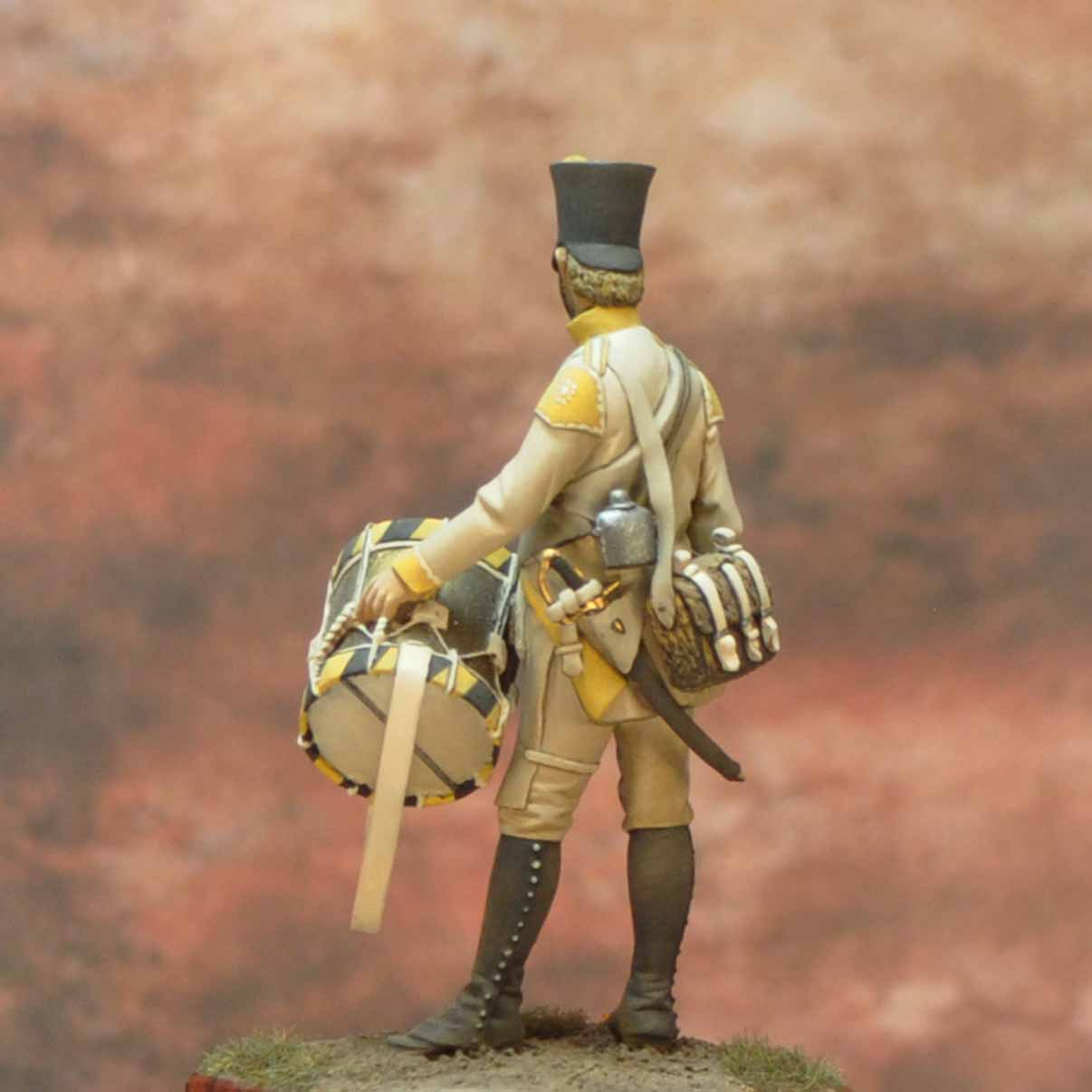 ART GIRONA Napoleonic Tambour fusiliers 1805-1813 figurine Autriche
