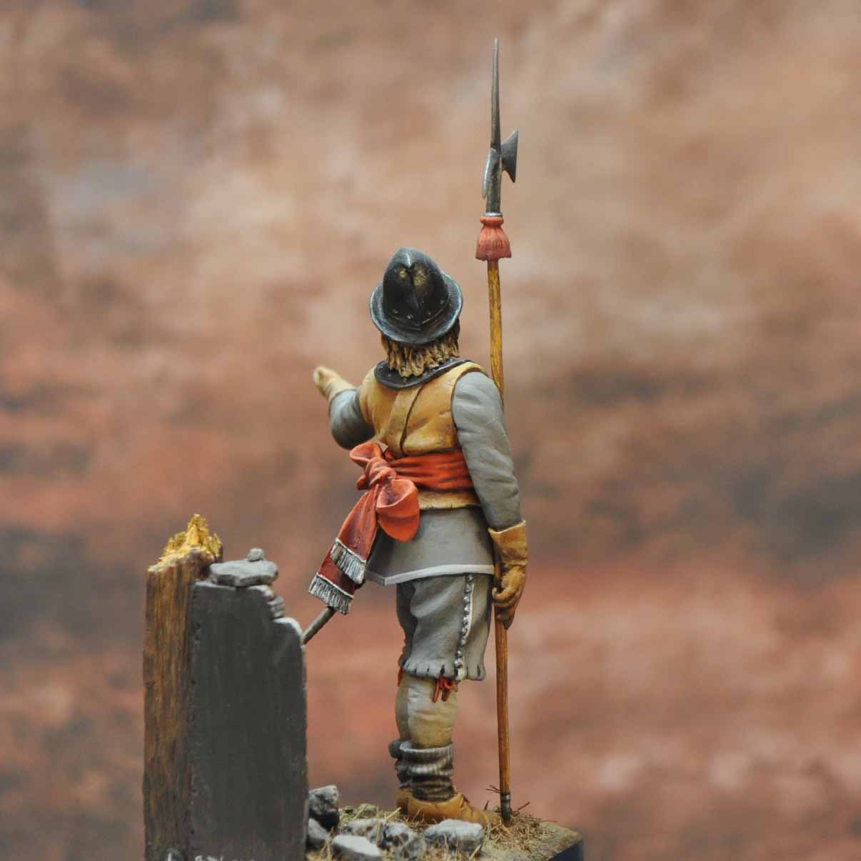 Art Girona International Royalist Troops 1644 figurine