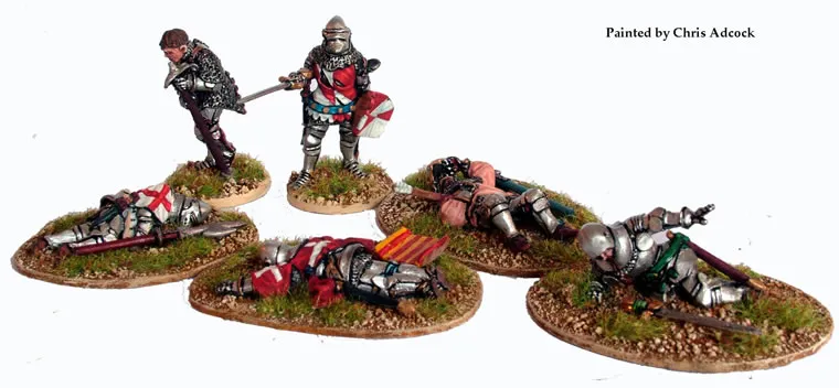 Perry Agincourt AO31 figurines hommes d’armes blessés