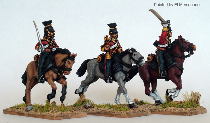 Perry Miniatures Carlist War ISA56 BAL commandement lanciers 28mm