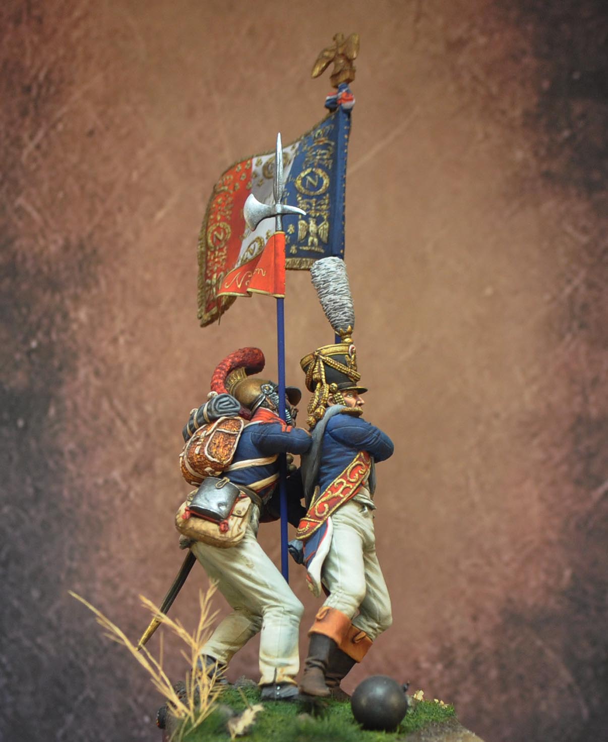 Art Girona 70mm Courage et Discipline figurine 1810 Empire