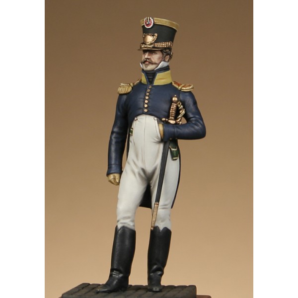 Art Girona Miniatures Officier de voltigeurs figurine Cent-Jours
