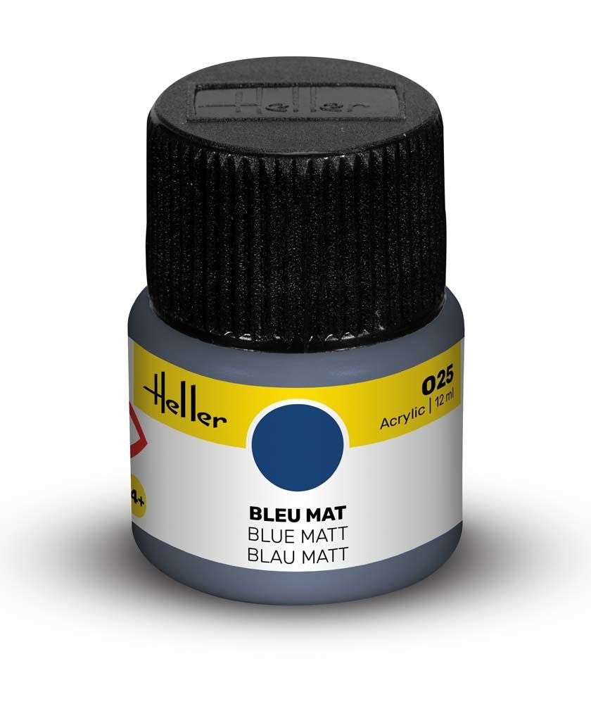 Heller Historical Peinture Acrylic 025 bleu mat acrylique