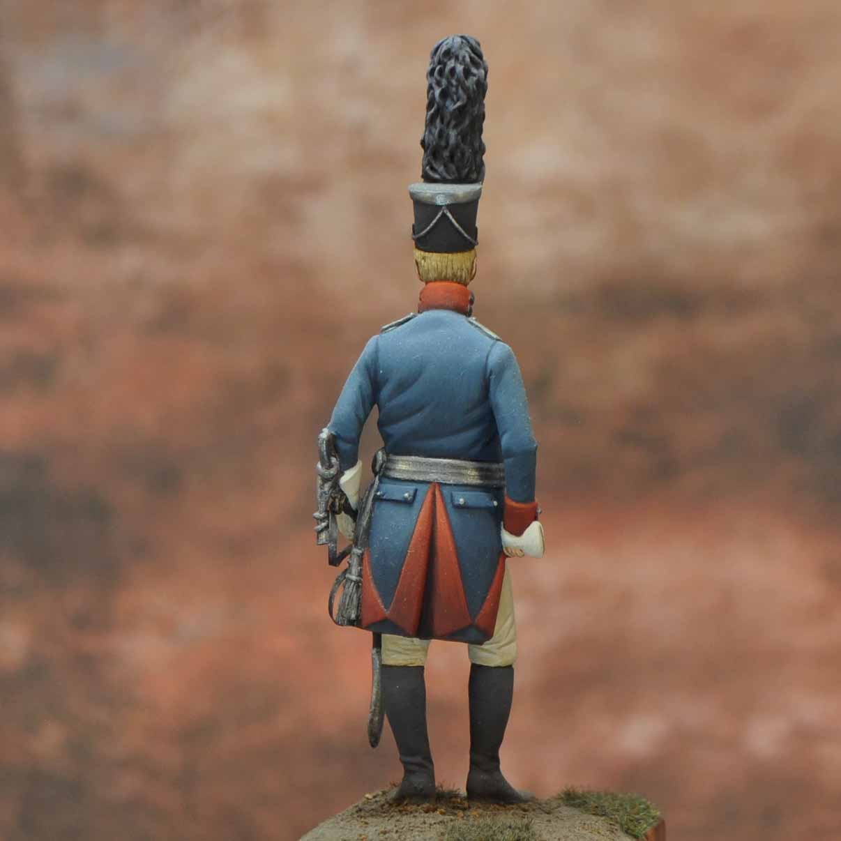 Art Girona Napoleonic Officier Prusse figurine 54mm 1808