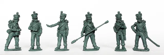 Perry Miniatures Napoleonic DOW 4 artillerie à pied figurines chargeant canon