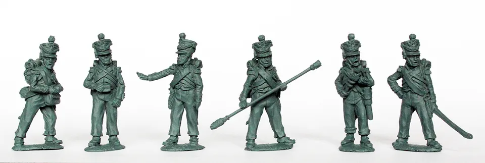 Perry Miniatures Napoleonic DOW 4 artillerie à pied figurines chargeant canon