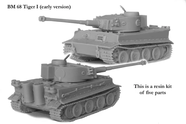 Perry Miniatures World War 2 BM 68 maquette char Tiger I 28 mm