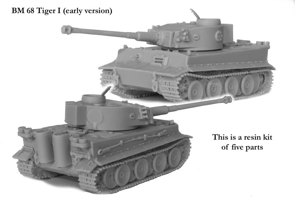 Perry Miniatures World War 2 BM 68 maquette char Tiger I 28 mm