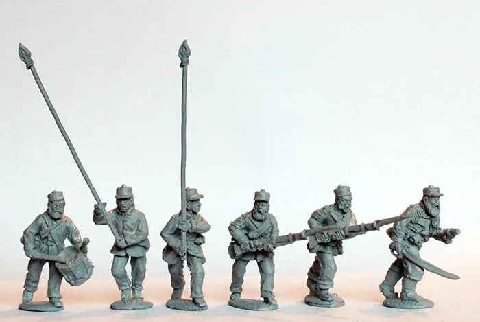 Perry Miniatures BIF 19 infanterie de ligne figurines commandement campagne