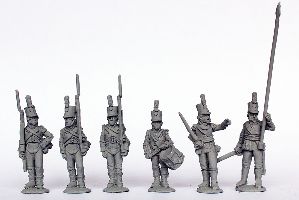 Perry Napoleonic PORT 8 figurines infanterie commandement 1810-15