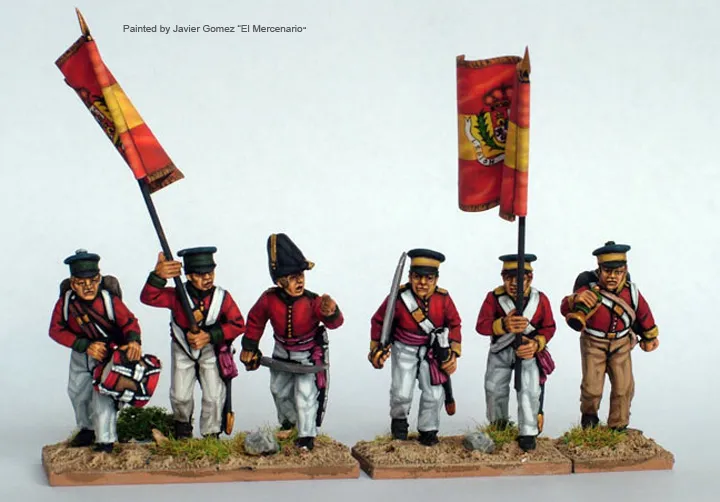 Perry Miniatures Carlist War ISA51 figurines commandement course