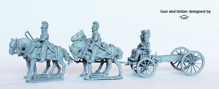 Perry Miniatures BAV 24 attelage canon 6 livres