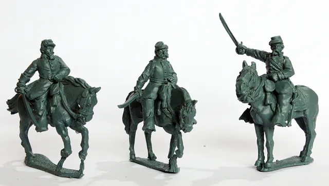 Perry ACW 126 Colonels Union montés figurines métal