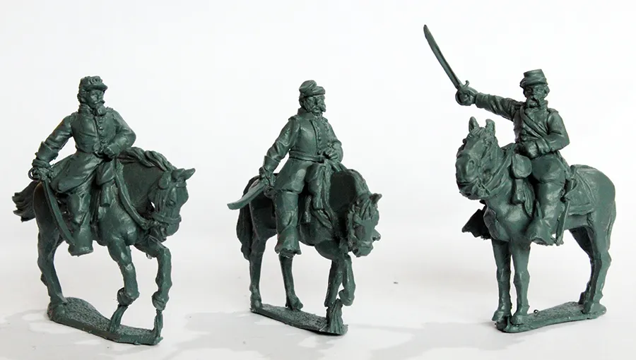 Perry ACW 126 Colonels Union montés figurines métal