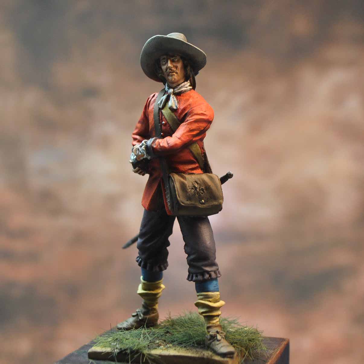 Art Girona General Serie fantassin grenade figurine 54mm