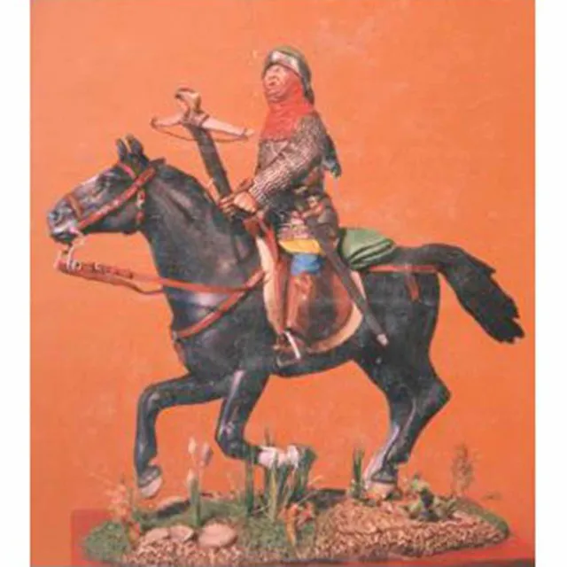 ART GIRONA Miniatures Arbalétrier à cheval XIVe figurine médiévale