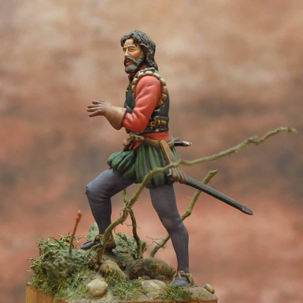 Art Girona Spanish Serie Spanish Conquistador Peru 1532 figurine