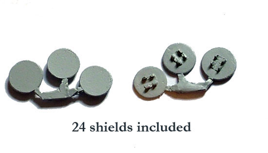 Perry EA25 Boucliers italiens ronds accessoire x24