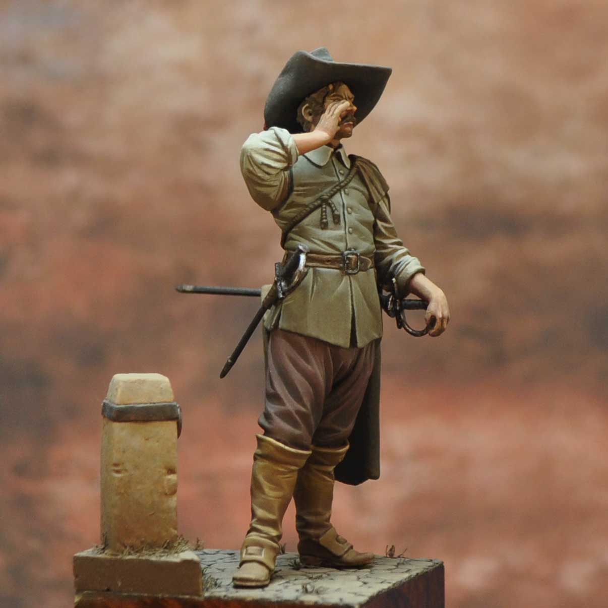 ART GIRONA Spanish Serie Spanish Tercios Officer figurine