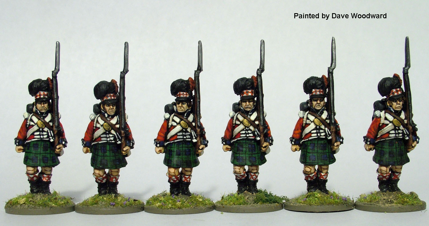 Perry Miniatures Napoleonic BH9 highland infanterie figurines avançant