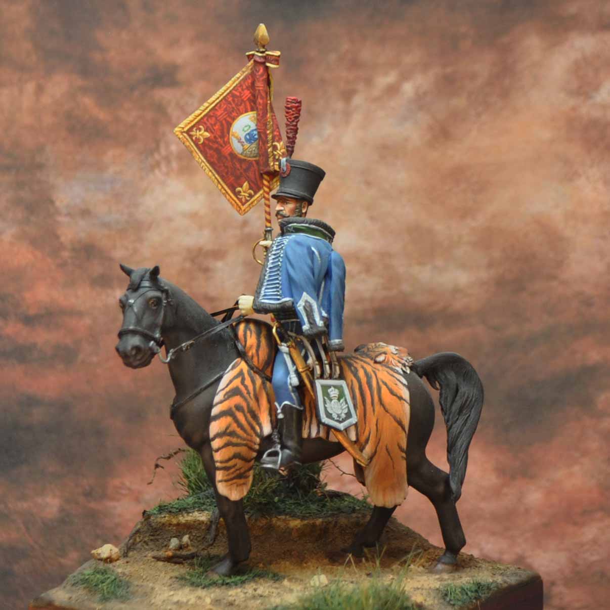 ART GIRONA Napoleonic Spanish Hussars 1808 figurine
