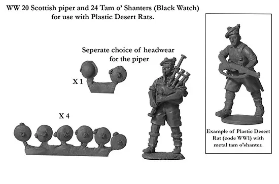 Perry World War 2 WW20 cornemusier figurines 28mm