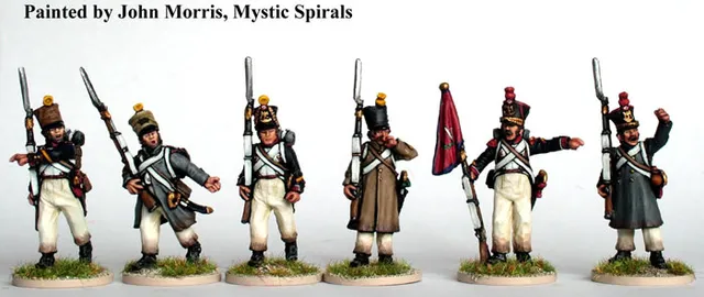 Perry Miniatures Napoleonic FN13 sous-officiers infanterie figurines