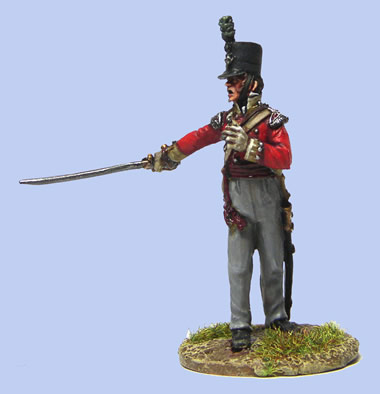 Perry Miniatures 40mm PE11 Officier Infanterie Légère debout