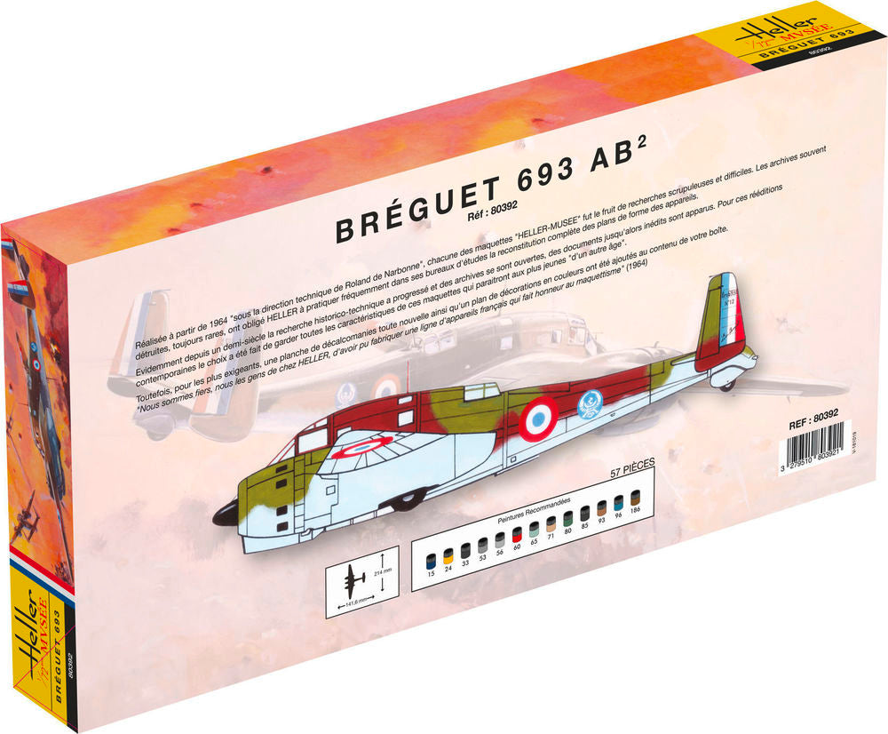 Heller Historical Collection Breguet 693/2 Museum 1/72 avion