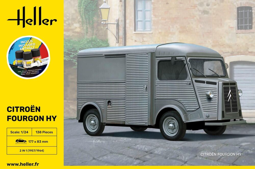 Heller Starter Kit Citroën Fourgon HY maquette 1/24