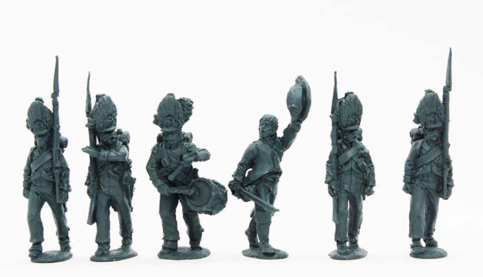 Perry Napoleonic SAX 15 grenadiers commandement figurines