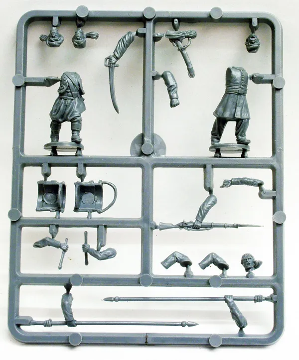 Perry Miniatures B22 Zouaves grappe commandement ACW
