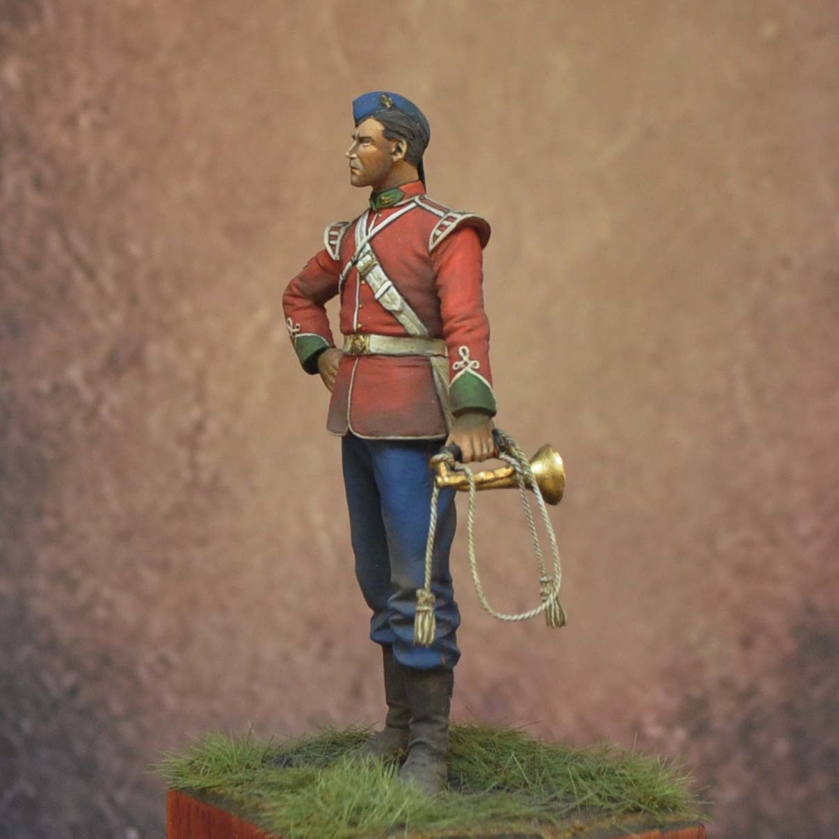Art Girona 70mm Trumpeter 24th Zulu War 1879 figurine