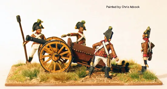 Perry Miniatures AN 5 artillerie canon 6 pdr figurines 28mm