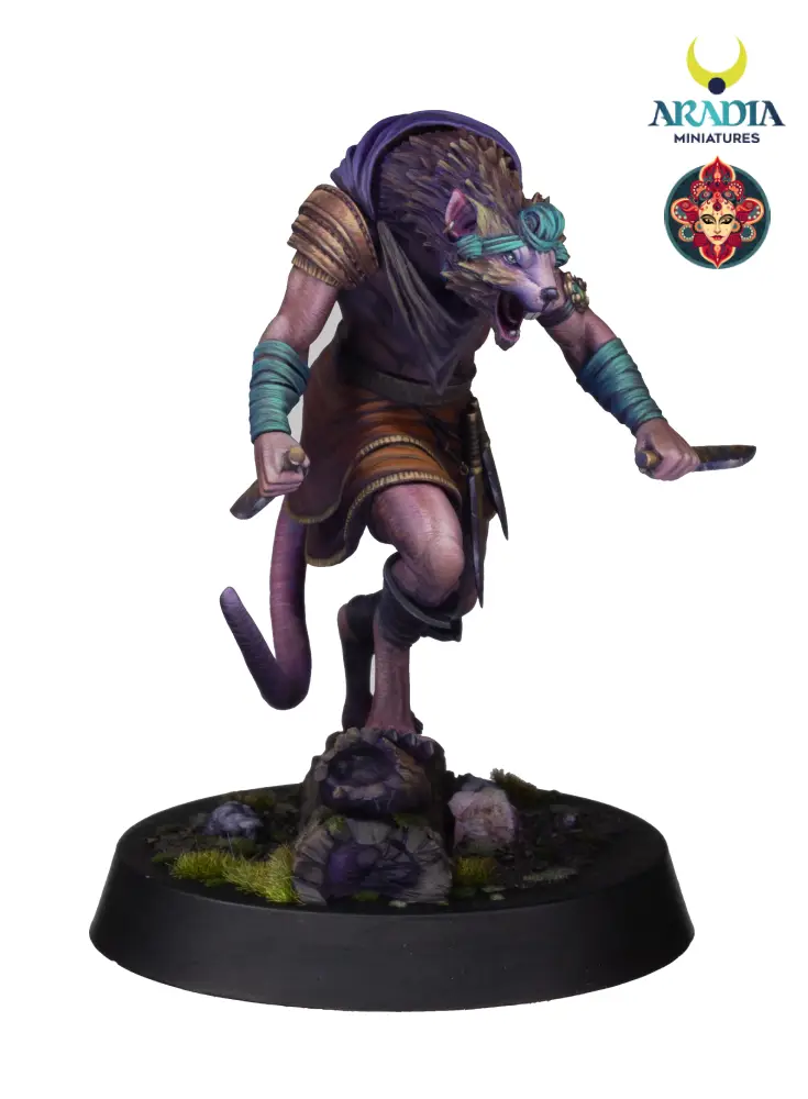 Kali Yuga Mushika figurine résine 32mm