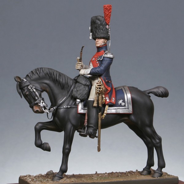 Art Girona Miniatures officier carabiniers 1804 figurine