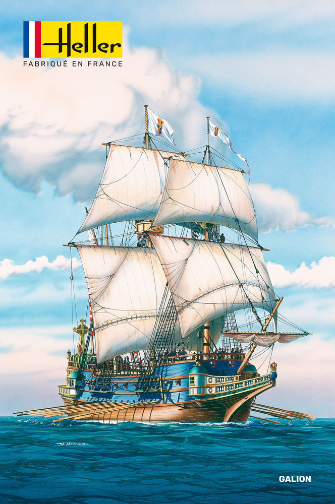 Heller Historical Collection Galion 1/200 maquette bateau voilier